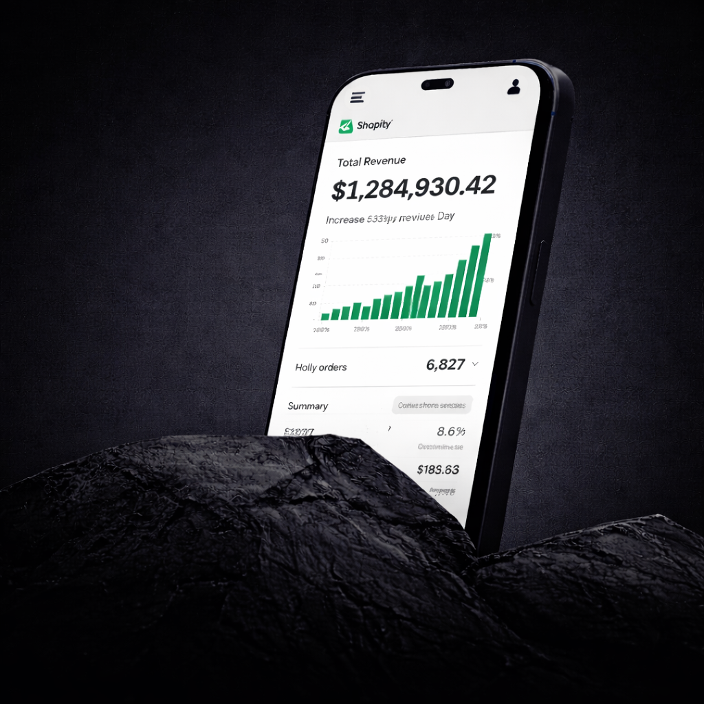 Shopify dashboard preview